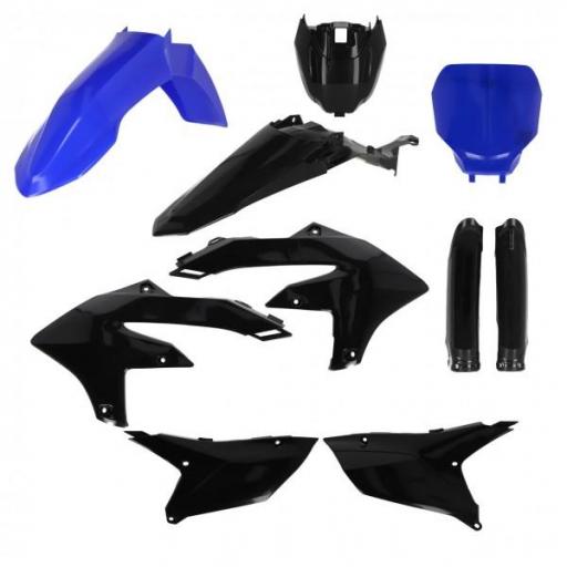 KIT plástica Acerbis completo YAMAHA YZF 450 2023 - negro / azul 2 - Yamaha YZ450F 2023 - 2024 YZ250F 2024