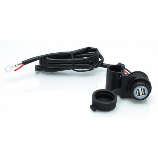 Toma USB BIHR con fijación al manillar de 12 V