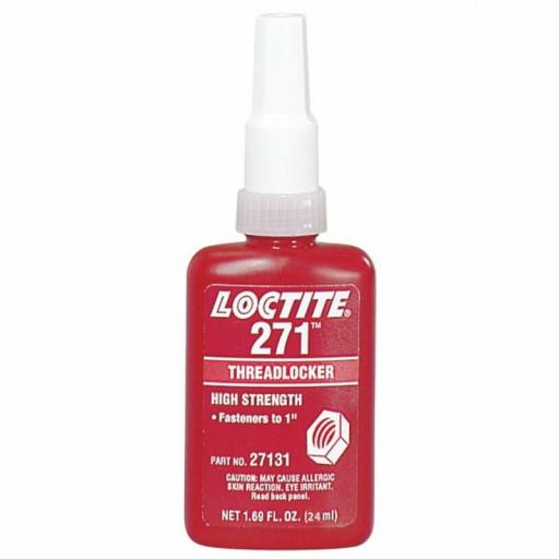 Fijador de roscas de media resistencia LOCTITE 271 botella 24ML