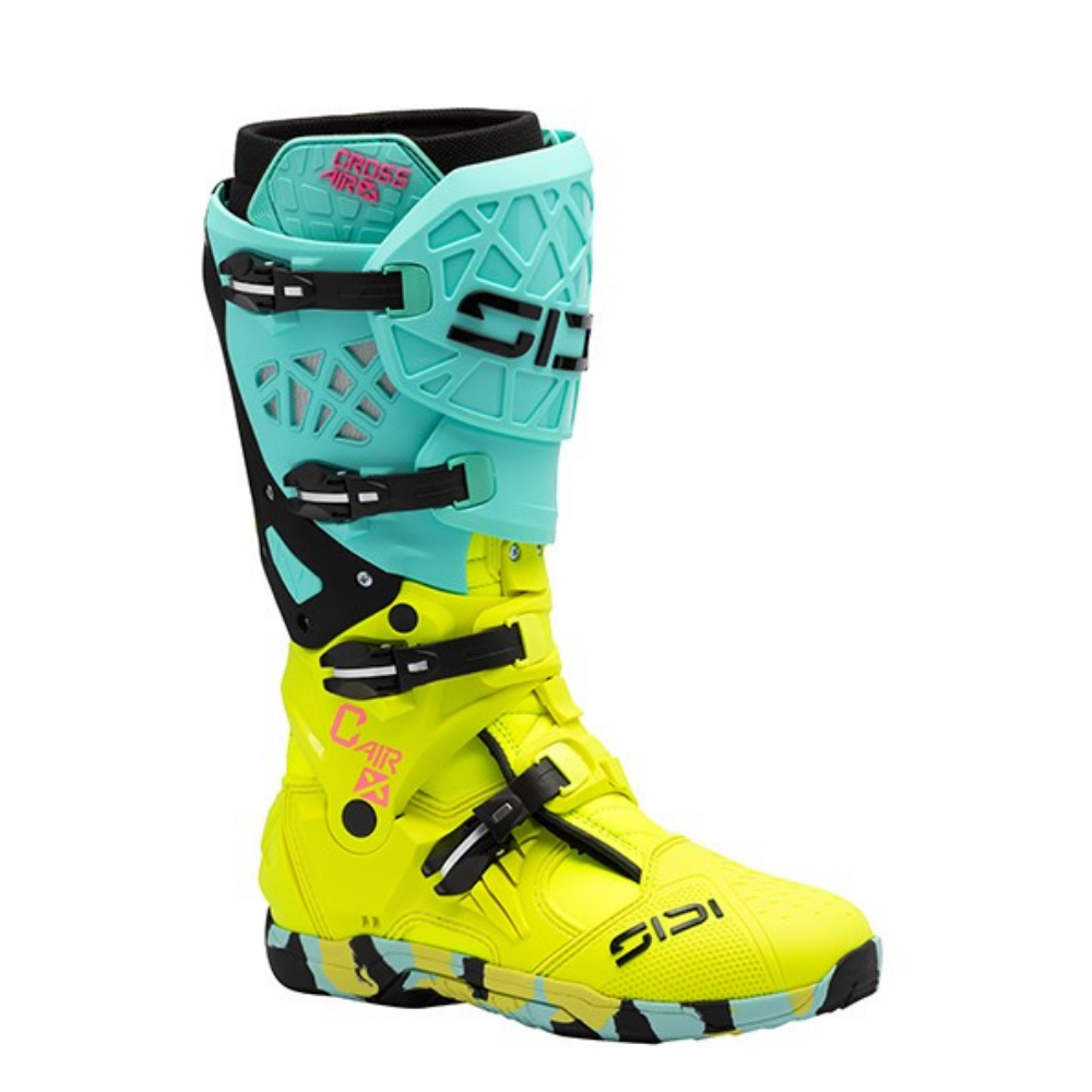 BOTAS SIDI CROSSAIR X Turquesa / amarillo fluor