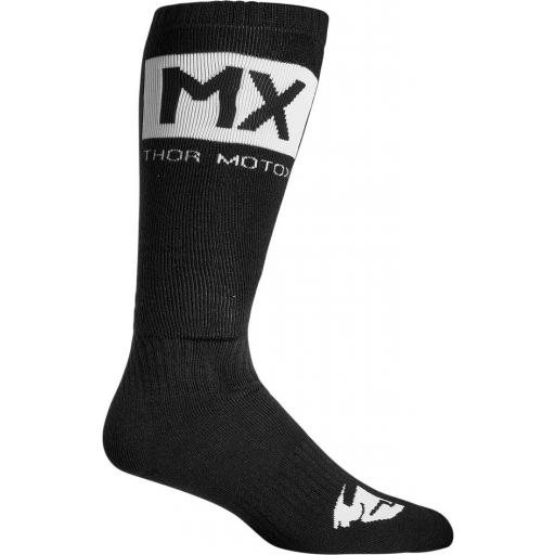 Calcetines infantiles Thor MX Solid - Negros