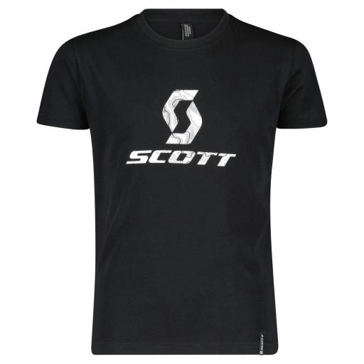 CAMISETA Scott junior 10 ICON SS Color negro