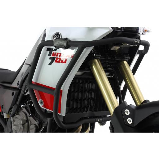 Defensas laterales anti-golpes Yamaha Tenere 700  2019 a 2024 Color negro