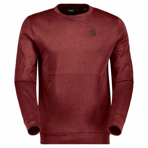 Sudadera Crewneck Ms Tech color rojo