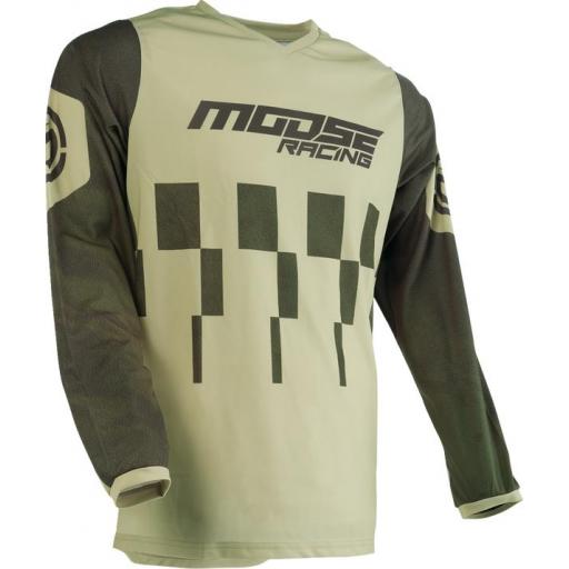 Camiseta Moose racing Qualifier color verde