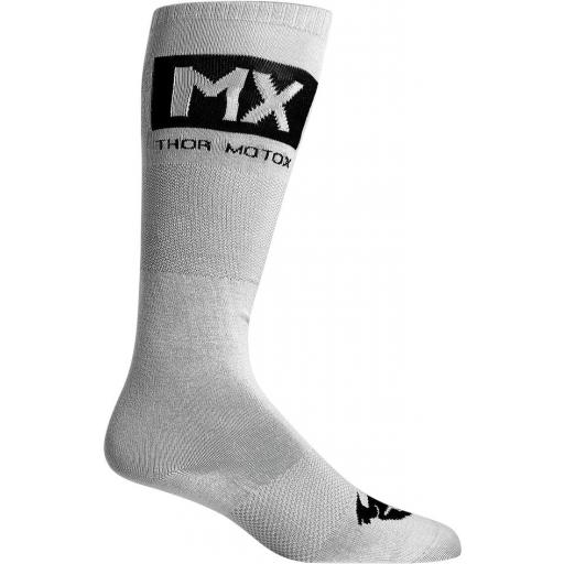 Calcetines infantiles Thor MX Solid - blanco