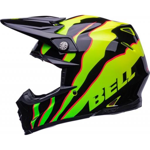 Bell MOTO-9S FLEX CLAW Negro/Verde * oferta [4]