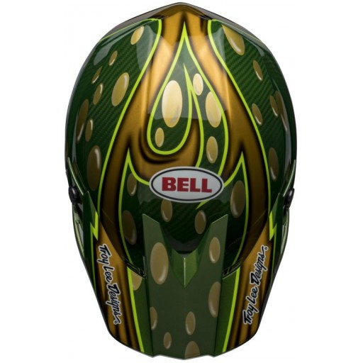 Bell MOTO-10 Spherical McGrath Replica 22 - Oro/Verde [3]