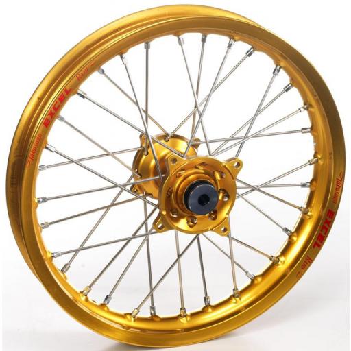 Rueda delantera completa HAAN WHEELS Tubeless color oro - 21x2.15x36T Yamaha Tenere 700 