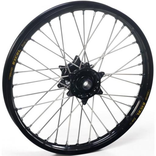 Rueda delantera completa HAAN WHEELS Tubeless buje negro - 21x2.15x36T Yamaha Tenere 700 