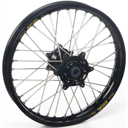 Rueda trasera completa HAAN WHEELS Tubeless 18x4,25x36T - Honda 1100 Africa twin Tubeless buje negro [0]
