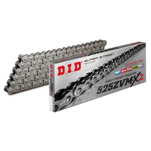Cadena D.I.D 525ZVM-X2 X-Ring - Paso 525 124 pasos