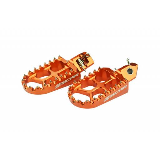 Estriberas SCAR EVO Naranja KTM, Husqvarna y GasGas 