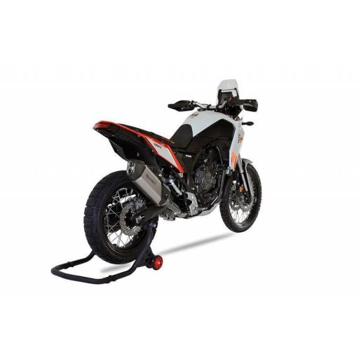 Silenciador Slip-On HP CORSE SPS Carbon Yamaha Tenere 700  2019 a 2024 Titanio + Carbono [2]