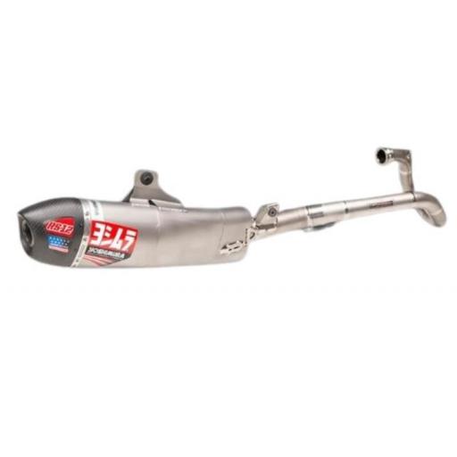 Linea completa Yoshimura USA Signature RS-12, titanio, silencioso titanio y tapa carbono CRF250 2025-.. [1]