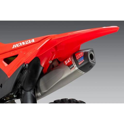 Linea completa Yoshimura USA Signature RS-12, titanio, silencioso titanio y tapa carbono CRF250 2025-.. [3]