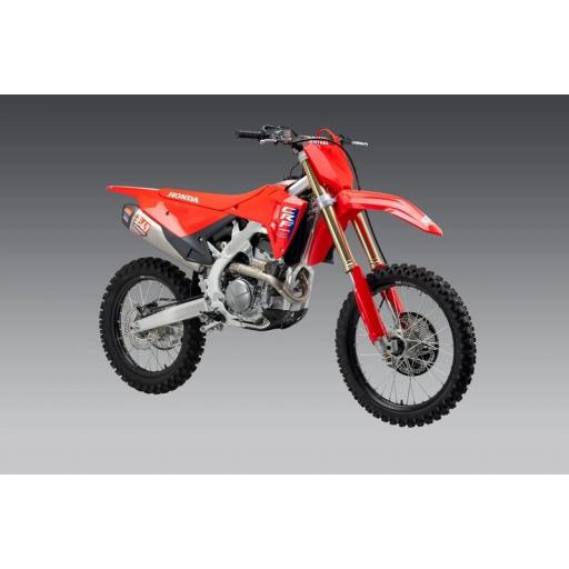 Linea completa Yoshimura USA Signature RS-12, titanio, silencioso titanio y tapa carbono CRF250 2025-.. [0]