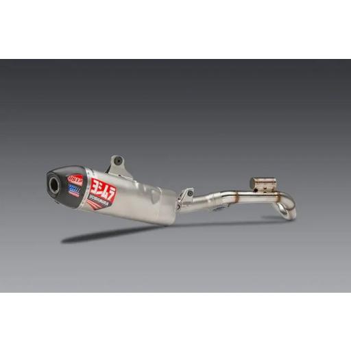 Linea completa Yoshimura USA Signature RS-12, titanio, silencioso acero inoxidable y tapa carbono CRF250 2025-.. [3]