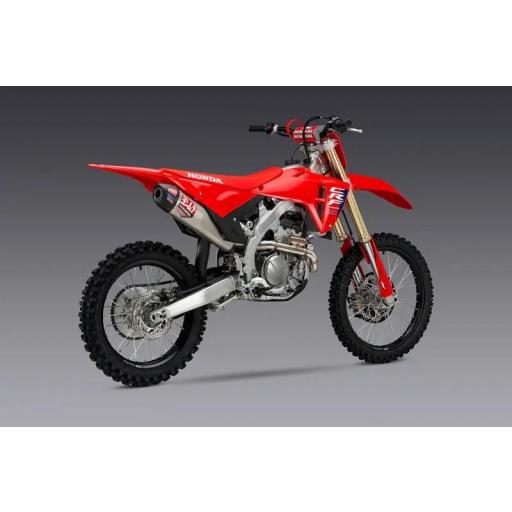 Linea completa Yoshimura USA Signature RS-12, titanio, silencioso acero inoxidable y tapa carbono CRF250 2025-.. [0]