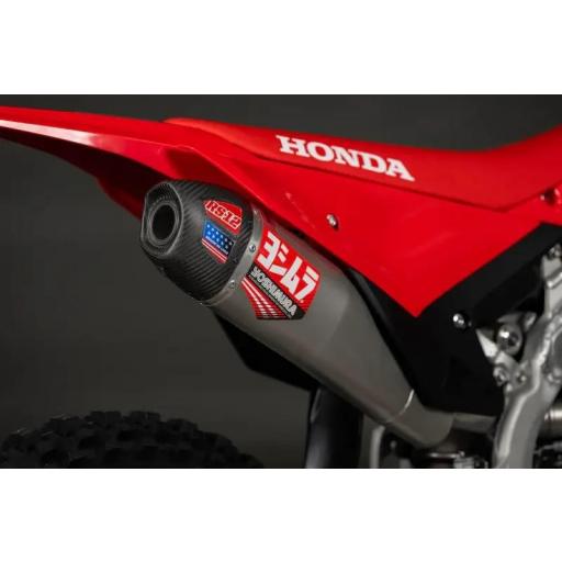 Linea completa Yoshimura USA Signature RS-12, titanio, silencioso acero inoxidable y tapa carbono CRF250 2025-.. [4]