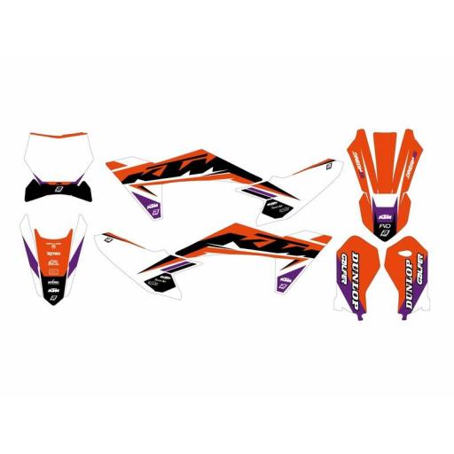Kit adhesivos BLACKBIRD ktm sx 50 2024 2025 [1]