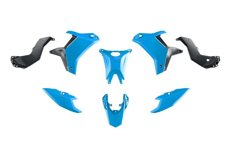 Kit Plásticos RACETECH Revolution Yamaha Ténéré 700 2025-2026 Azul y Negro