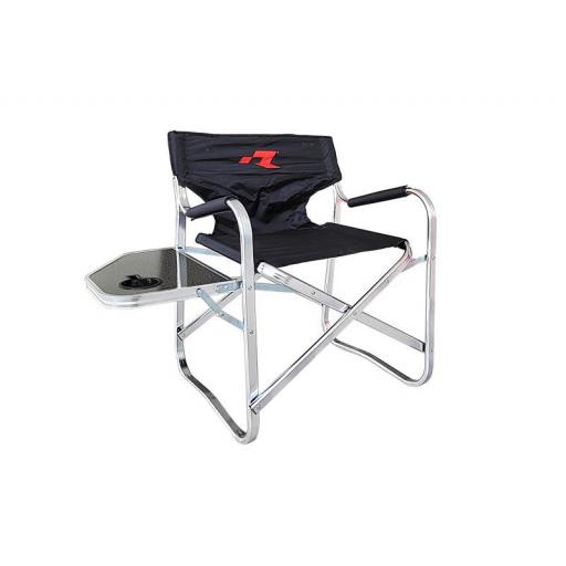 Silla paddock plegable RACETECH – negro [0]