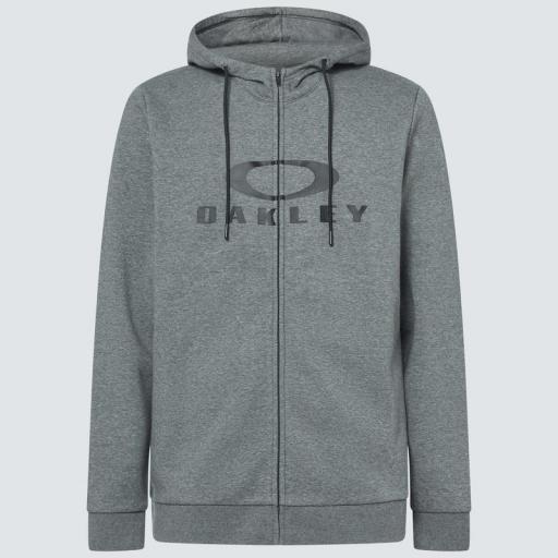 Sudadera con capucha OAKLEY Bark FZ 2.0 color gris [1]