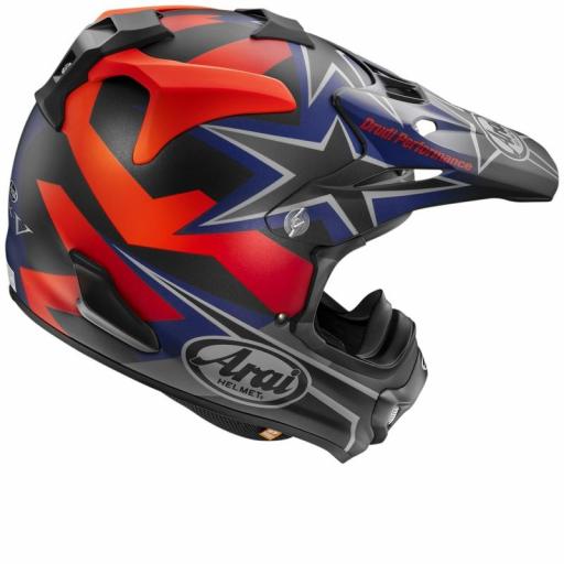 ARAI MX-V STARS&STRIPES - Naranja [1]