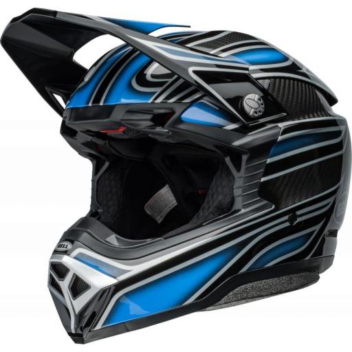 BELL Moto-10 Spherical Mips - Webb Marmont Gloss North Carolina Blue