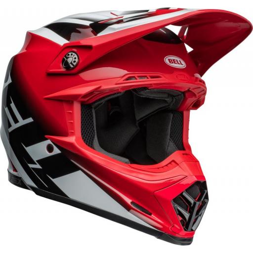 Casco BELL Moto-9S Flex - Rail Gloss Red/White [1]