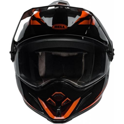 BELL MX-9 Adventure MIPS - Alpine negro brillante / naranja [4]