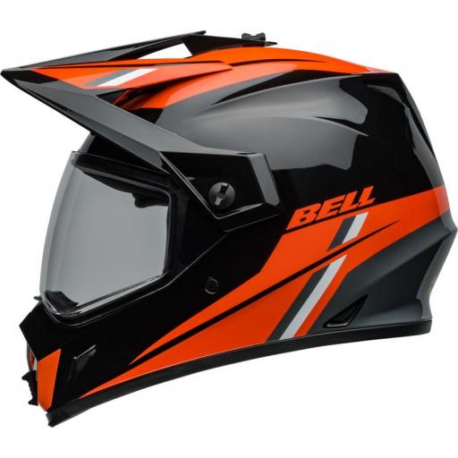 BELL MX-9 Adventure MIPS - Alpine negro brillante / naranja [3]