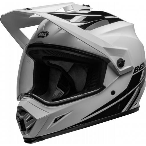 BELL MX-9 Adventure MIPS - Alpine blanco brillante / negro