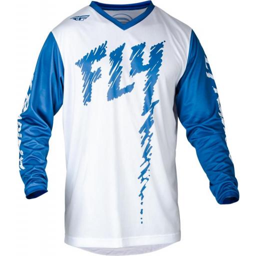 Camiseta infantil FLY RACING F-16 - Azul y blanco