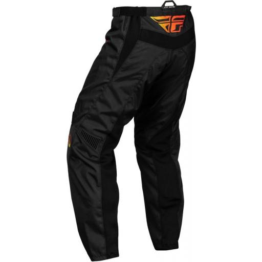 Pantalón infantil FLY RACING F-16 - Negro / Amarillo / Naranja [2]