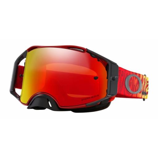 OAKLEY Airbrake MX - TLD Trippy Red Lente Prizm MX Torch [0]