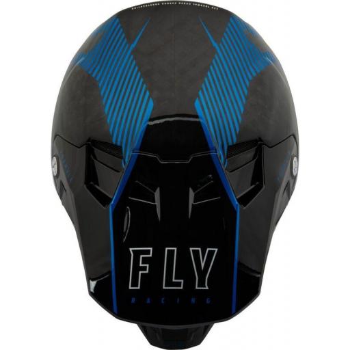 Casco FLY RACING Formula Carbon Tracer - Azul / Negro [2]