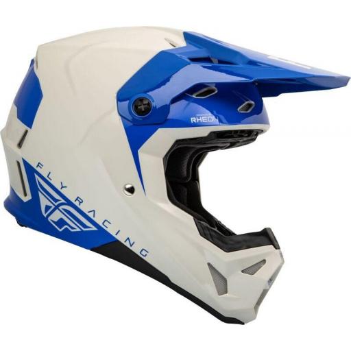 Casco FLY RACING Formula CP Slant - Gris / Azul [1]