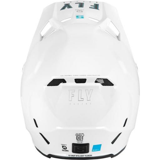 Casco FLY RACING Formula S Carbon Solid - Blanco [3]