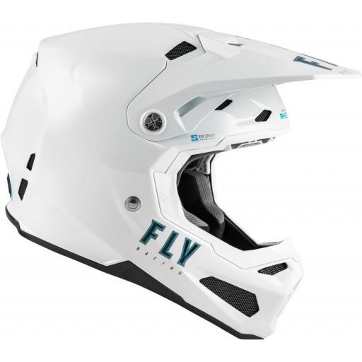 Casco FLY RACING Formula S Carbon Solid - Blanco [1]