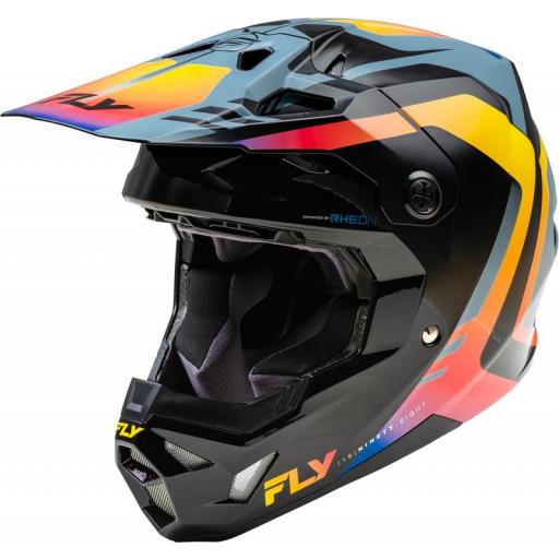 FLY RACING Formula CP Krypton - Gris / Negro / Electric Fade