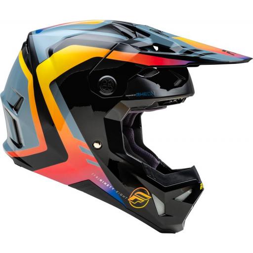 FLY RACING Formula CP Krypton - Gris / Negro / Electric Fade [3]