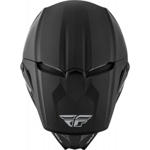 Casco infantil FLY RACING Kinetic Solid - Negro Mate [2]