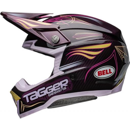 BELL Moto-10 Spherical - Tagger Purple Haze Gloss Purple/Gold novedad 2024 [5]