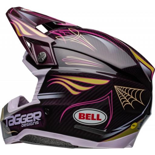 BELL Moto-10 Spherical - Tagger Purple Haze Gloss Purple/Gold novedad 2024 [4]