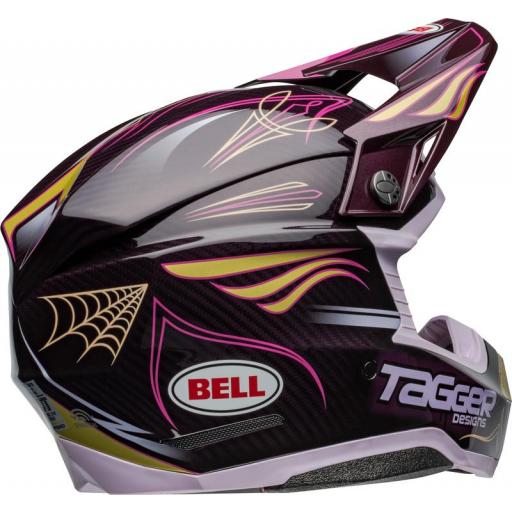 BELL Moto-10 Spherical - Tagger Purple Haze Gloss Purple/Gold novedad 2024 [2]
