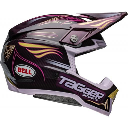 BELL Moto-10 Spherical - Tagger Purple Haze Gloss Purple/Gold novedad 2024 [1]
