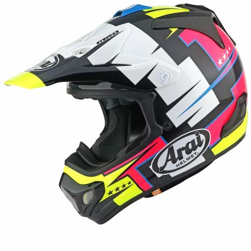 ARAI MX-V EVO Battle - Amarillo