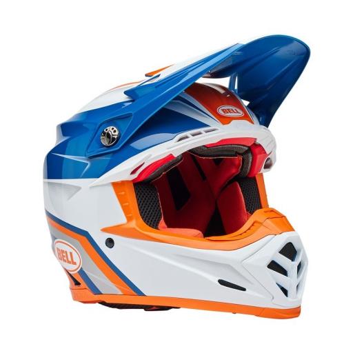 BELL Moto-9S Flex - Merchant Gloss Orange/Blue [3]